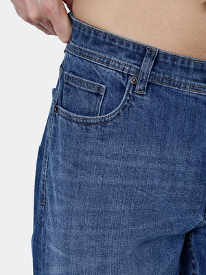Faded Blue Loose Fit Denim