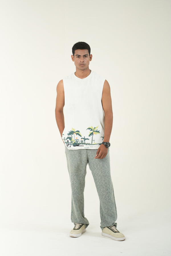 Coastal Ease Relaxed Trousers