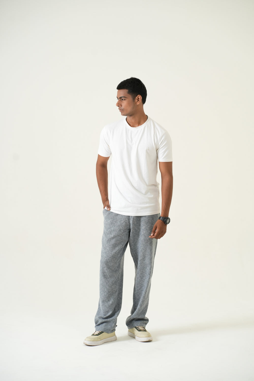 Indigo Affair Grey Comfort Fit Lower