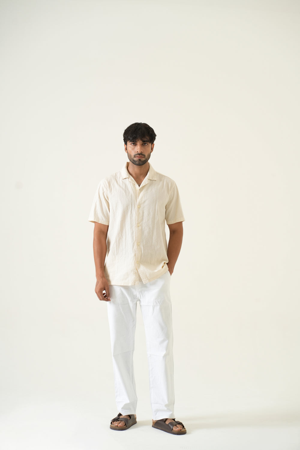 Indigo Affair White Comfort Fit Lower