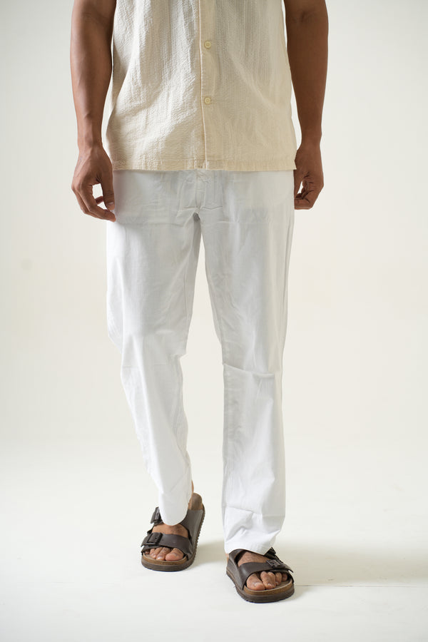 Indigo Affair White Comfort Fit Lower