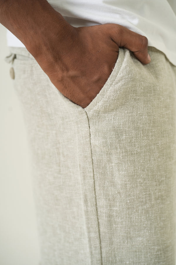 Indigo Affair Beige Comfort Fit Lower