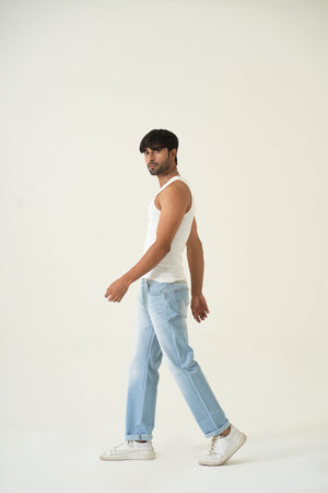 Indigo Affair Ice Wash Salvage Denim