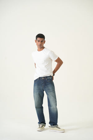 Indigo Affair Tinted Green Salvage Denim