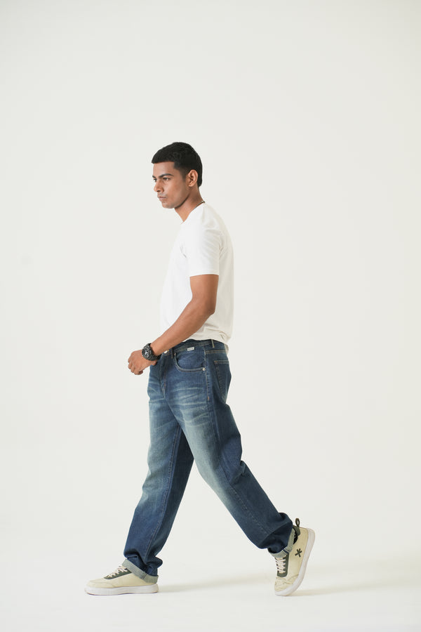 Indigo Affair Tinted Green Salvage Denim