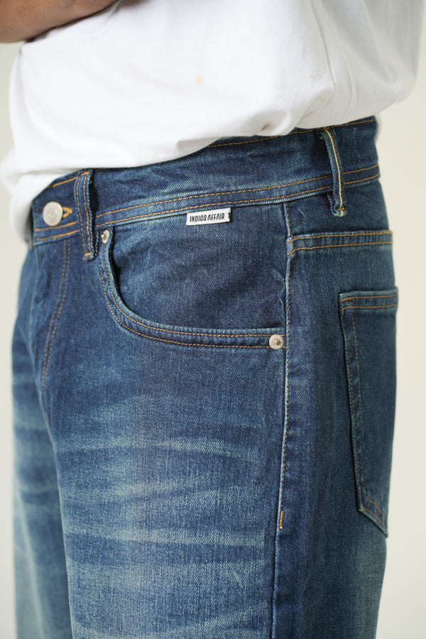 Indigo Affair Tinted Green Salvage Denim