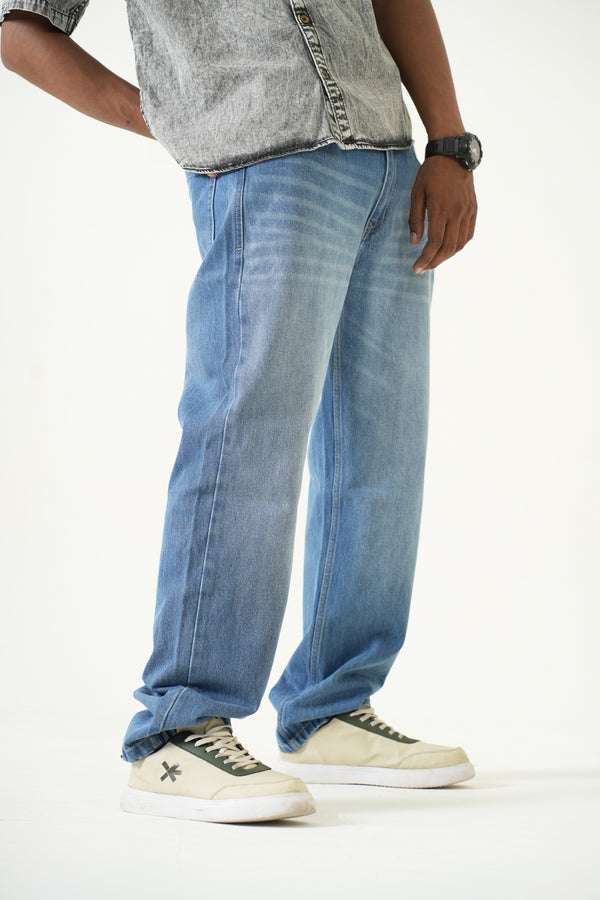 Indigo Affair Indigo Blue Loose Fit Denim