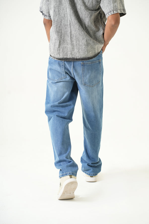 Indigo Affair Indigo Blue Loose Fit Denim