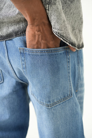 Indigo Affair Indigo Blue Loose Fit Denim