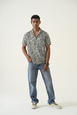 Indigo Affair Acid Wash Straight Fit Denim