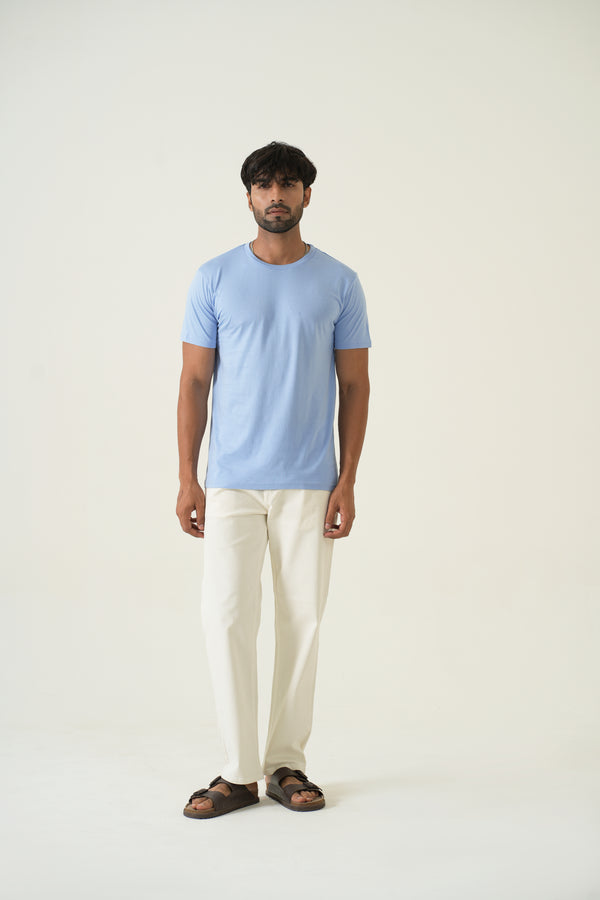 Indigo Affair Off White Straight Fit Denim