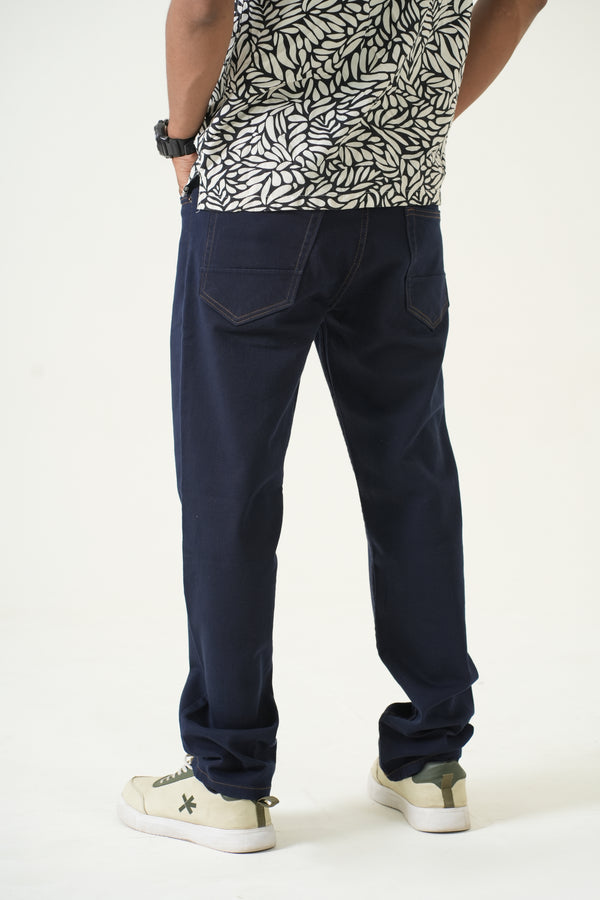 Indigo Affair Midnight Blue Straight Fit Denim