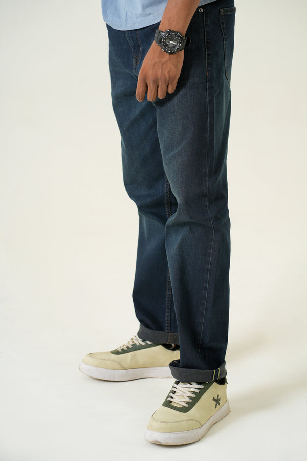 Indigo Affair Rust Blue Salvage Regular Fit Denim