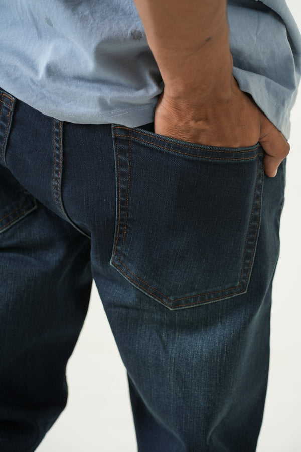 Indigo Affair Rust Blue Salvage Regular Fit Denim