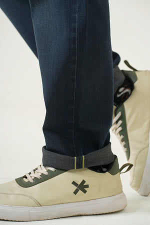 Indigo Affair Rust Blue Salvage Regular Fit Denim