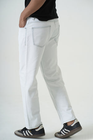 Indigo Affair Super Ice Ripped Comfort Fit Denim