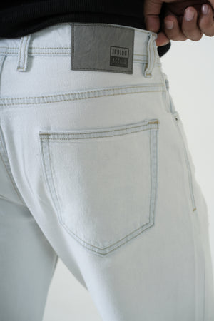 Indigo Affair Super Ice Ripped Comfort Fit Denim