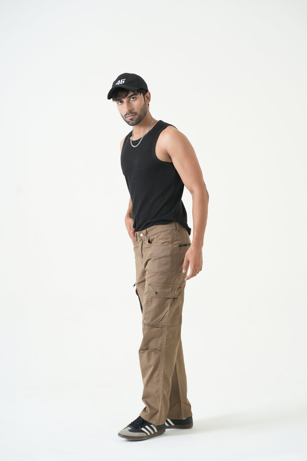 Indigo Affair EarthCore Loose Fit Cargo Denim