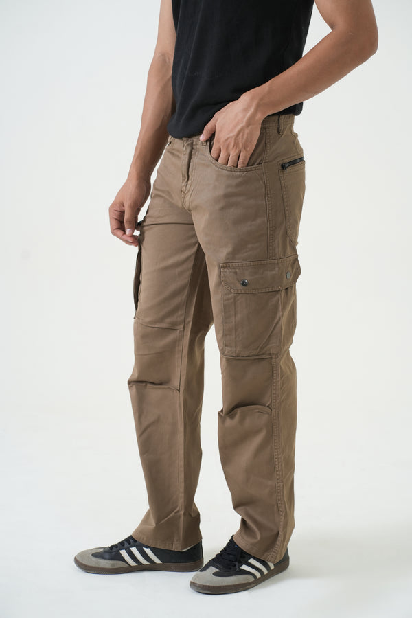 Indigo Affair EarthCore Loose Fit Cargo Denim