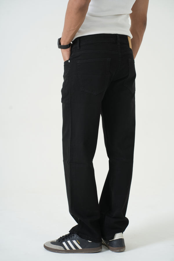 Indigo Affair Black Urban Classic Straight Fit Denim