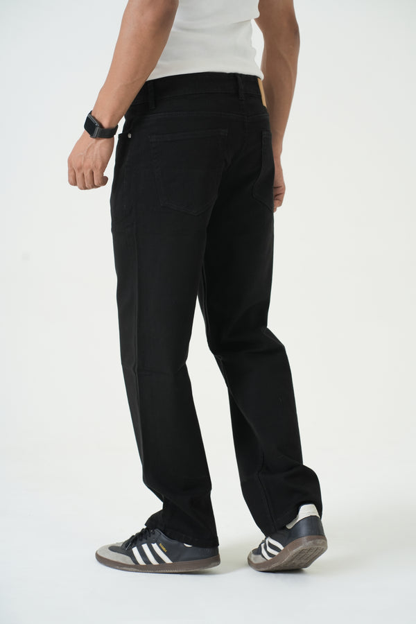Indigo Affair Black Urban Classic Straight Fit Denim