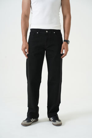 Indigo Affair Black Urban Classic Straight Fit Denim