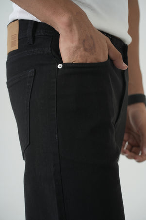Indigo Affair Black Urban Classic Straight Fit Denim